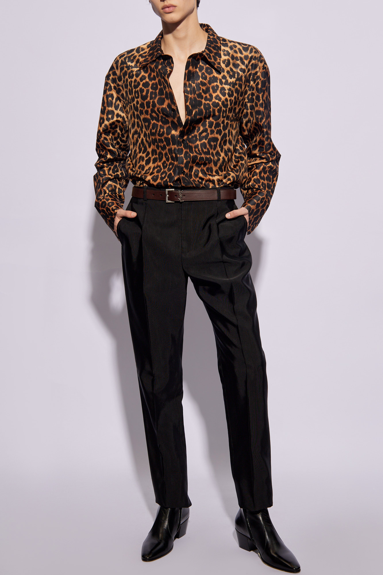 Tシャツ・カットソー Saint Laurent FW22 Printed wool top (704163Y36ZT 7463) Saint Laurent FW22 Printed wool top (704163Y36ZT 7463